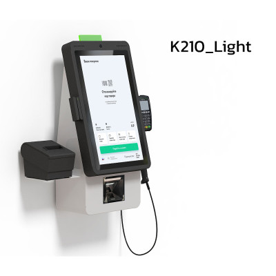POScenter SCO-K210 Light_V2 (21.5”, J4125, 8Gb, SSD128Gb, 2D сканер, Светофор, З цвета, полка для ПИН-пад, полка для ККТ, крепление на прилавок, крепление на стену)